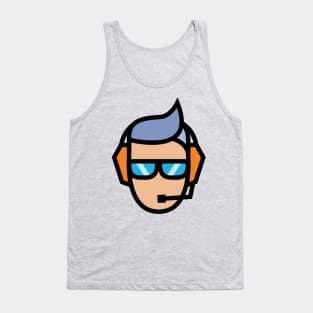 Headphones Boy Tank Top